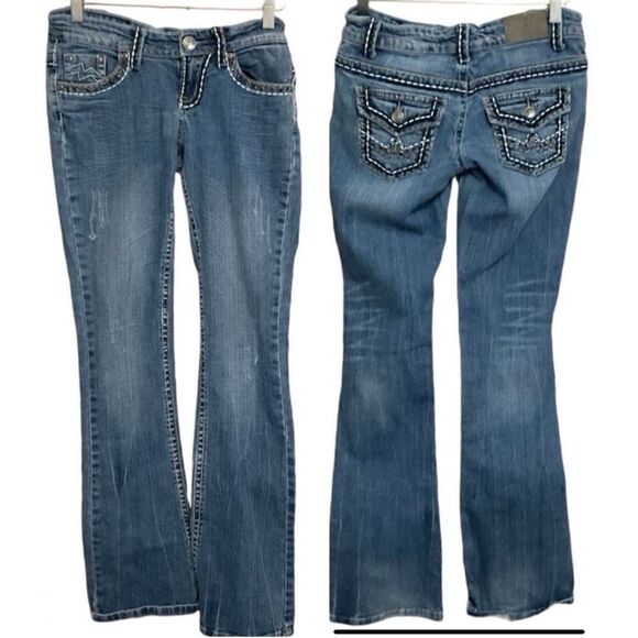 Premier Embellshed Jeans size 1/2 - Picture 2 of 6